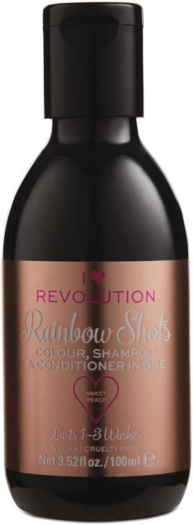 I Heart Revolution Rainbow Shots Sweet Peach Hoitava Shampoohiusväri