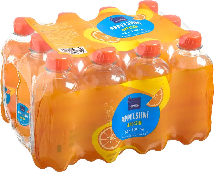 12 x Rainbow orange virvoitusjuoma 0,33l