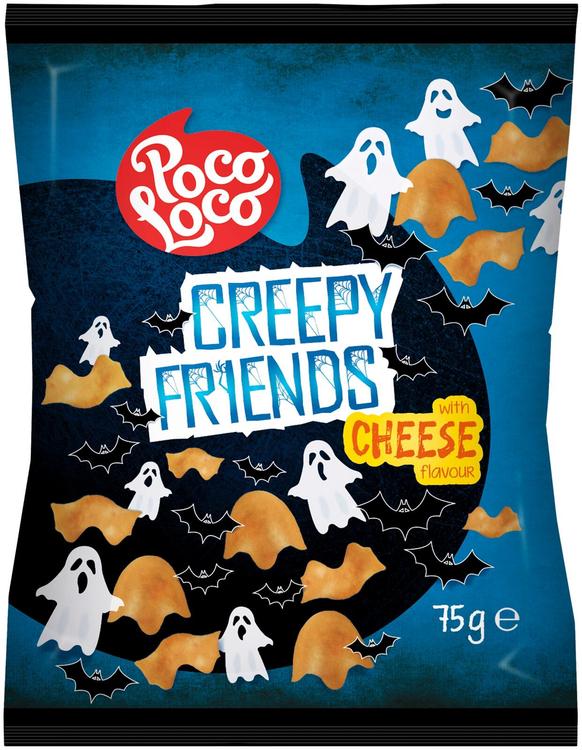 Poco Loco Halloween Creepy Friends juustumaits.kartulisnäkid 75g