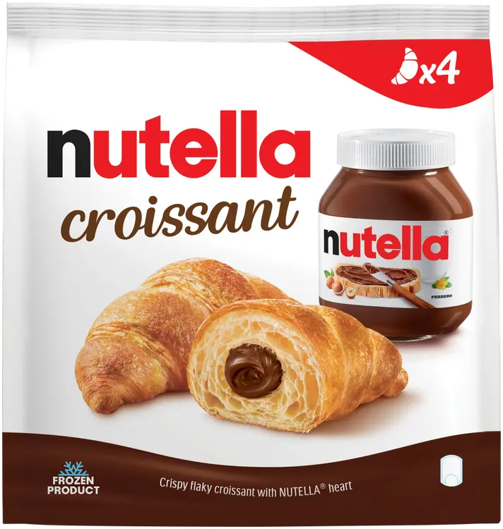 Nutella Croissant 340g, pakastettu ja paistovalmis.
