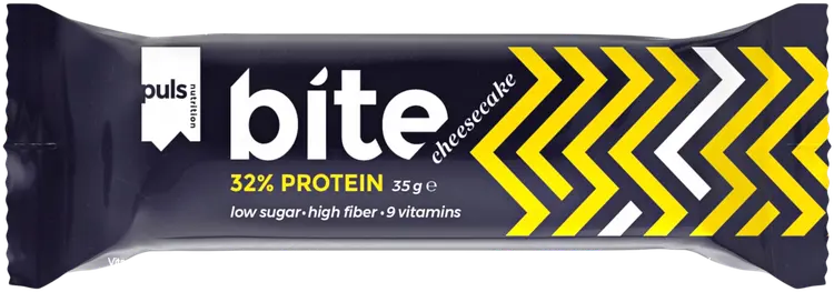 PULS Bite 35g juustokakku vahäsokerinen proteiinipatukka