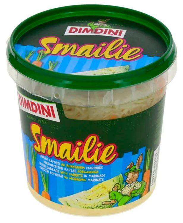 Dimdini marineeritud kapsas porgandiga SMAILIE, 650g