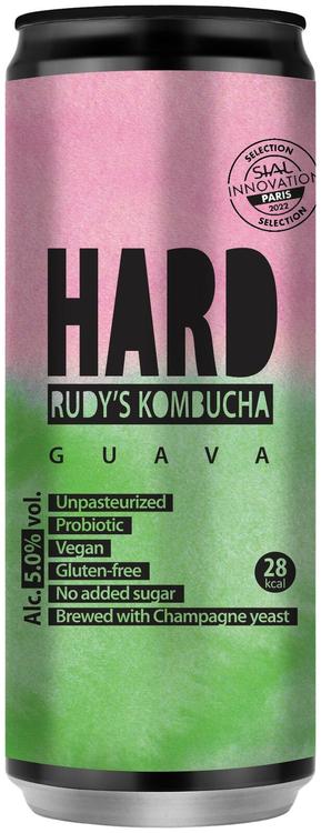 Rudy's Hard Kombucha guava muu alkohoolne jook 5%vol 330ml