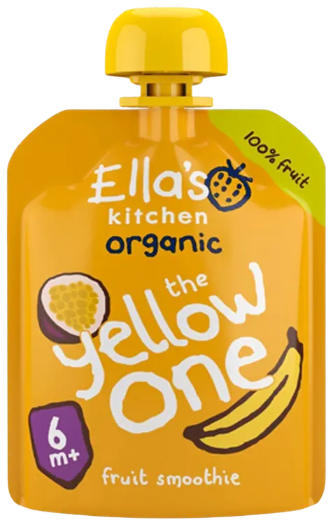 Ella's Kitchen The Yellow One, Keltainen hedelmäsmoothie alkaen 6kk LUOMU 90g