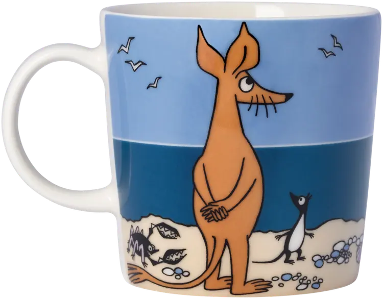 Moomin Arabia Finland Muumi muki 0,3L Nipsu rannalla