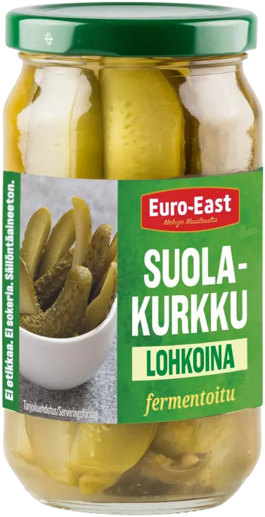 Euro-East suolakurkku lohkoina 350/220g