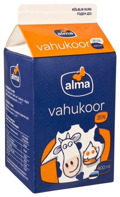 Alma vahukoor 35% 400ml