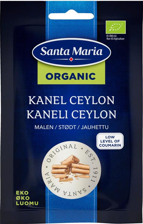 Santa Maria 17G Luomu Kaneli Ceylon Jauhettu