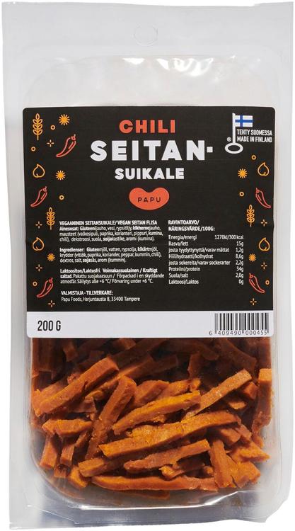 Papu Chili seitansuikale 200g