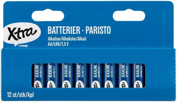 Xtra Paristo alkali AA/LR6 12kpl