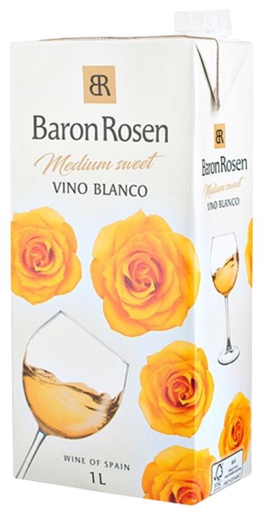 Baron Rosen Vino Blanco Medium-Sweet vein 11%vol 1L