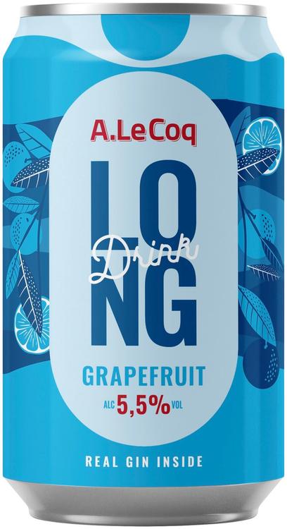 A. Le Coq Long Drink Grapefruit 5,5%vol muu alkohoolne jook 330ml