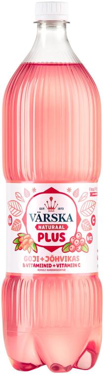 Värska Naturaal Plus Goji Jõhvikas maitsevesi 1,5 l