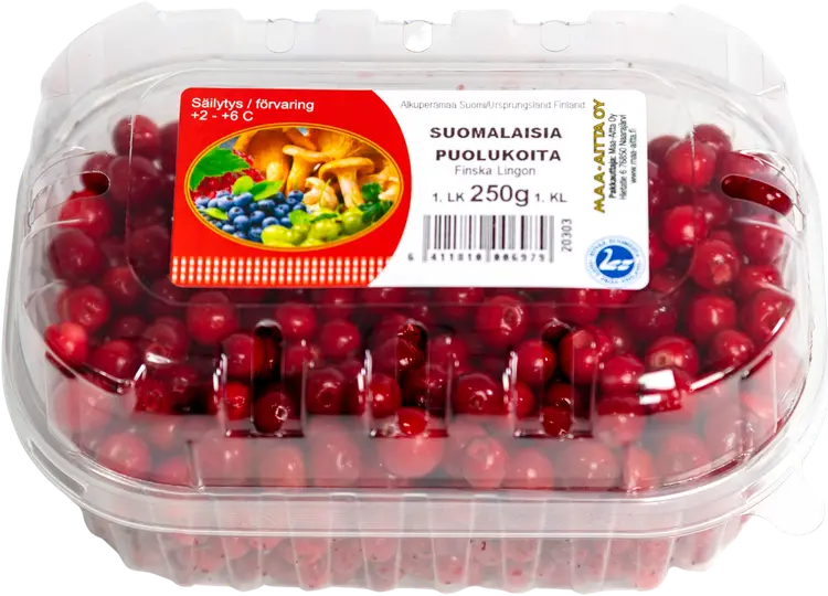 Suomalainen puolukkarasia 500 g