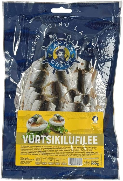 Kaptengrant Vürtsikilufilee 100G