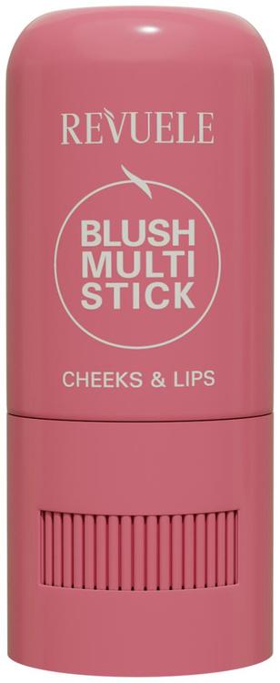 Revuele Blush multi stick 01. Monikäyttöinen voidemainen poskipuna, jota voi myös käyttää huulille.