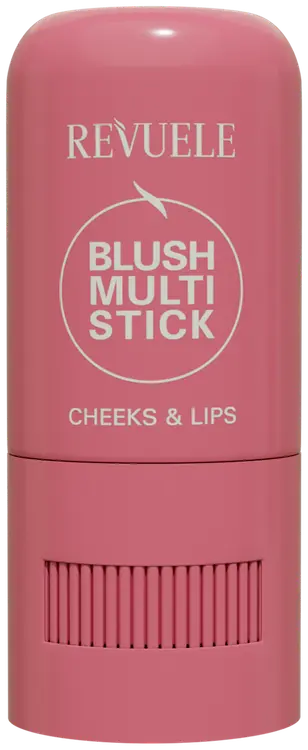 Revuele Blush multi stick 01. Monikäyttöinen voidemainen poskipuna, jota voi myös käyttää huulille.