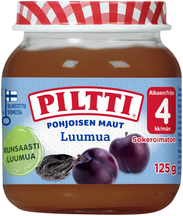 Piltti 125g Pohjoisen maut Luumua 4kk