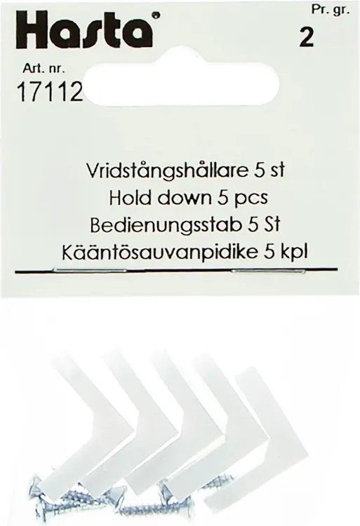 Hasta kääntösauvanpidike 5kpl