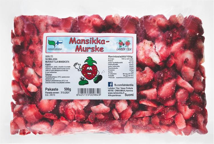 Lahden Tila 500g Mansikkamurske pakaste