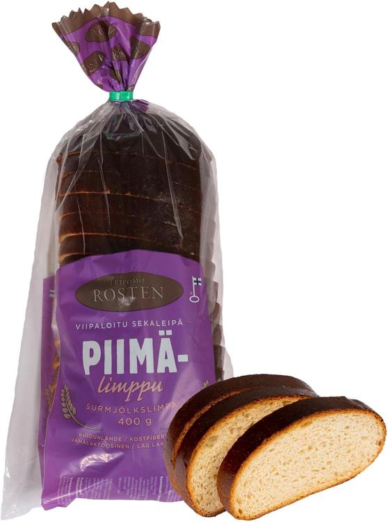 Rosten Piimälimppu viip. 400g sekaleipä