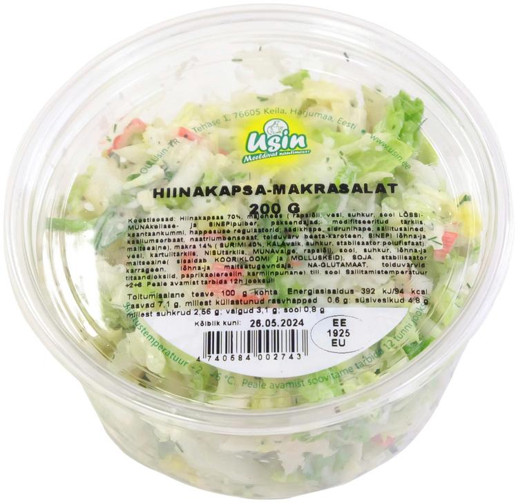 Hiinakapsa-makra salat 200 g