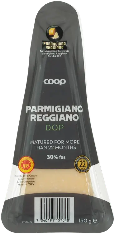 Coop Parmigiano Reggiano 150g SAN 22kk