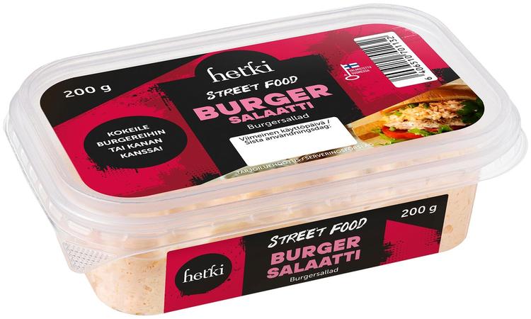 Fresh Hetki Street Food Burgersalaatti 200 g