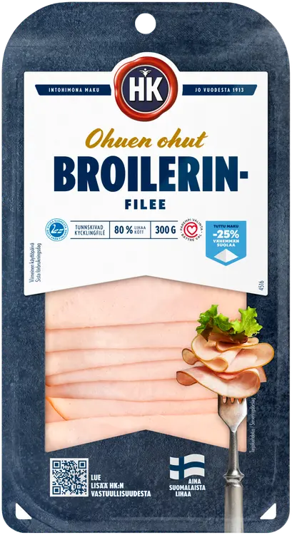 HK Ohuen ohut Broilerinfilee 300 g