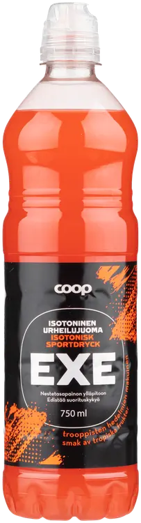 Coop Exe isotoninen urheilujuoma trooppinen 0,75l