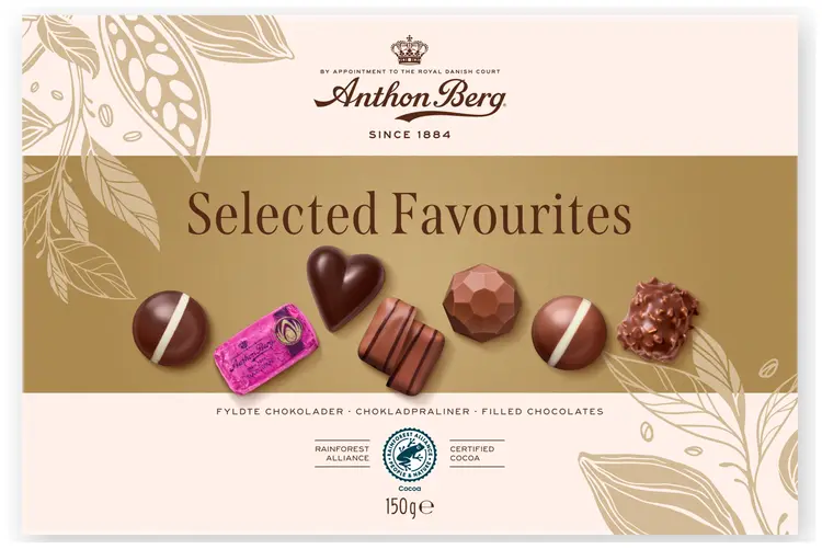Anthon Berg Selected Favourites RA suklaakonvehtilajitelma 150g