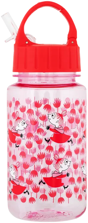 Moomin by Martinex juomapullo 3,5 dl Eloisa vaaleanpunainen