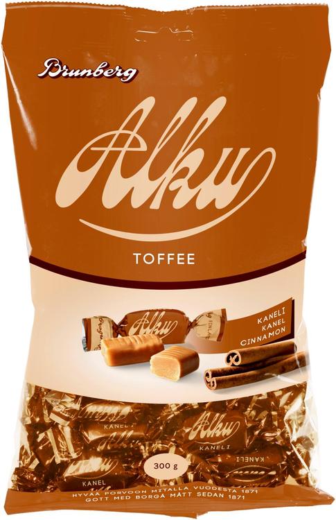 Brunberg Kaneli Alku Kanelinmakuinen toffeekaramelli 300g