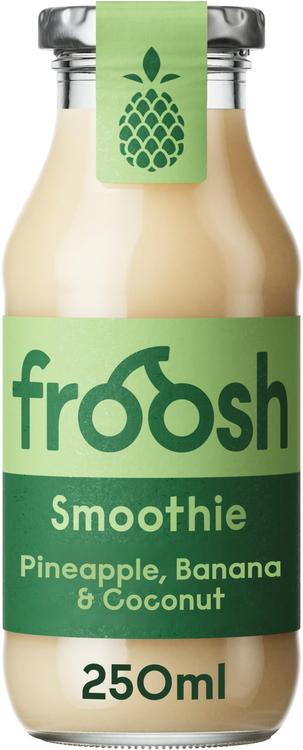 Fazer Froosh Hedelmäsmoothie 250 ml Ananas, Banaani ja Kookos