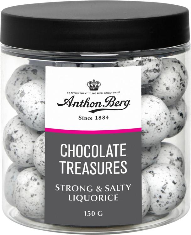 Anthon Berg Chocolate treasures Strong & Salty lakritsimakeinen 150g