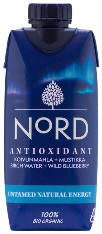 NoRD Mustikka Antioksidant, Luomu, 330 ml tetra