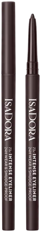 Isadora The Intense Eyeliner Silmänrajauskynä 24H Wear & Smudge-proof 61 Black Brown 0,35g
