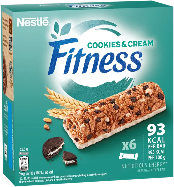 Nestlé Fitness 6x23.5g Cookies & Cream viljapatukka