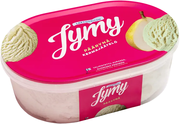 Jymy Päärynä laktoositon kermajäätelö 900ml