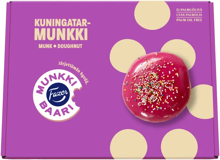 Fazer Kuningatarmunkki 12kpl 1296g, kypsäpakaste