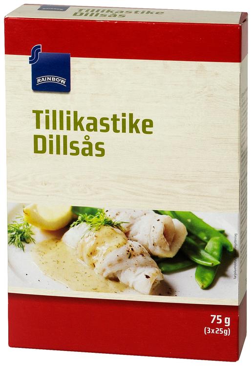 Rainbow 3x25g tillikastike jauhepussi