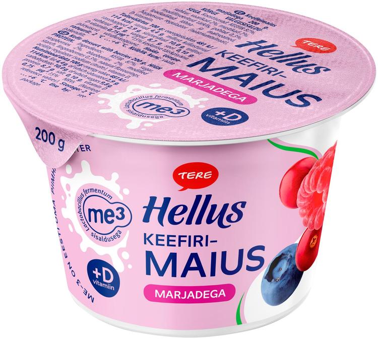 Helluse metsamarja keefirimaius, 200 g