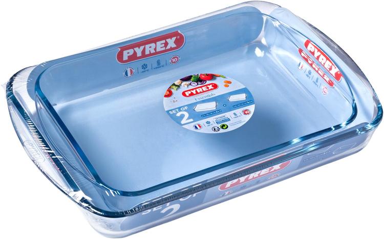 Pyrex vuokasetti Essentials 3,7 l + 2,6 l