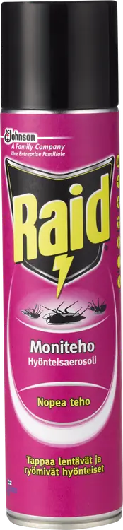 Raid Moniteho hyönteisaerosoli torjunta-aine 400ml