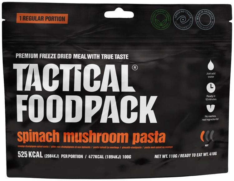 Tactical Foodpack pinaatti-sienipasta