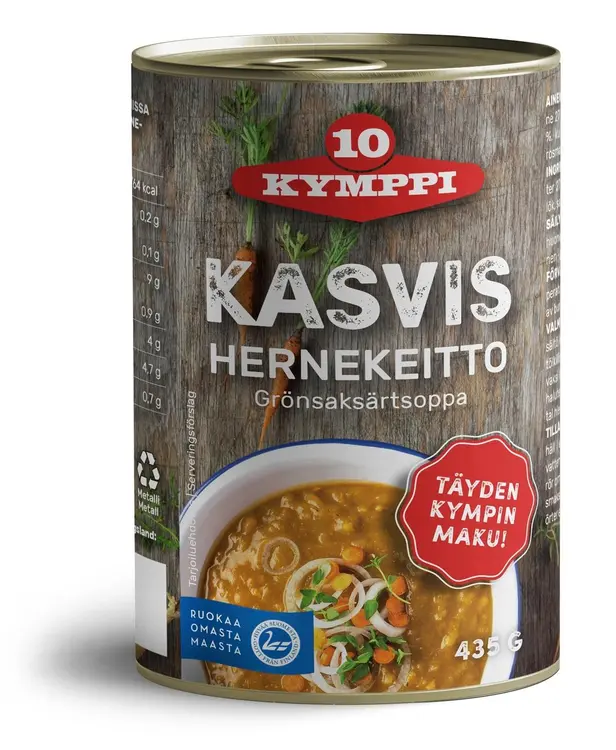 Kymppi Kasvishernekeitto 435g täyssäilyke