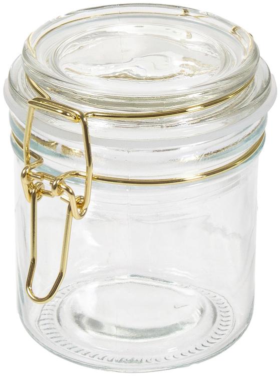 Klaaspurk 10 cm kuldne