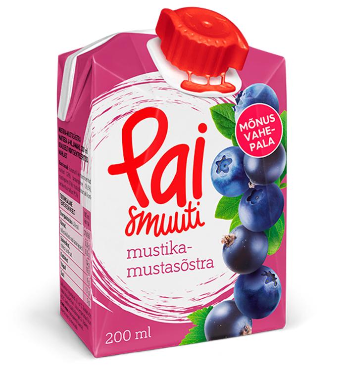 Pai mustika-mustsõstra smuuti 200ml