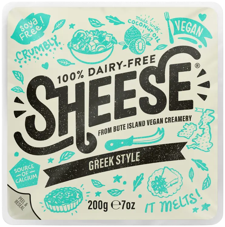 Sheese 200g kreikkalaistyylinen kasviperäinen juustovaihtoehto
