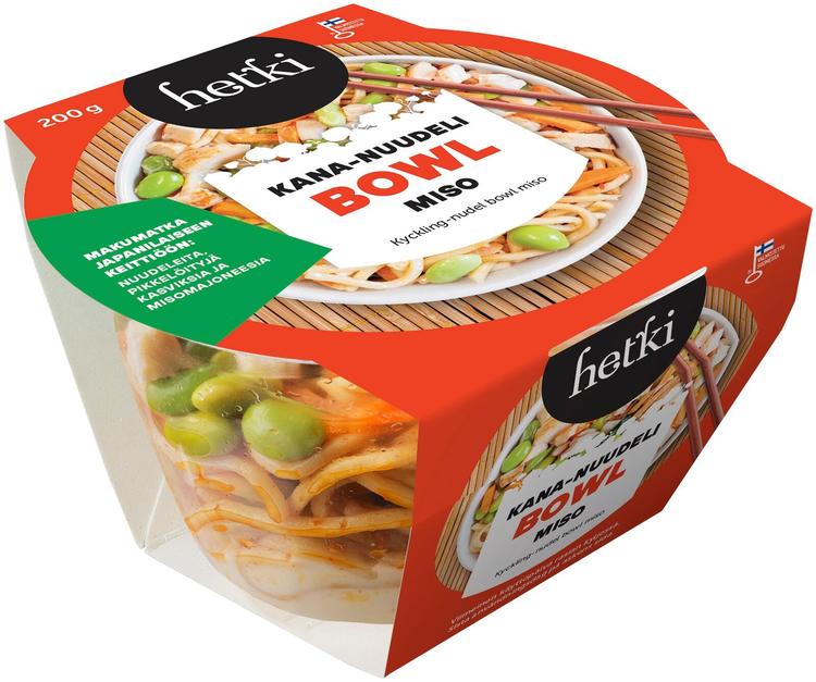 Fresh Hetki Kana-nuudeli Bowl Miso 200 g
